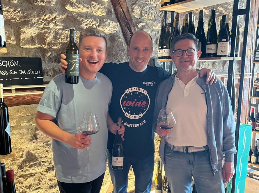 Daniels Weine mit Moritz und Markus Polinski