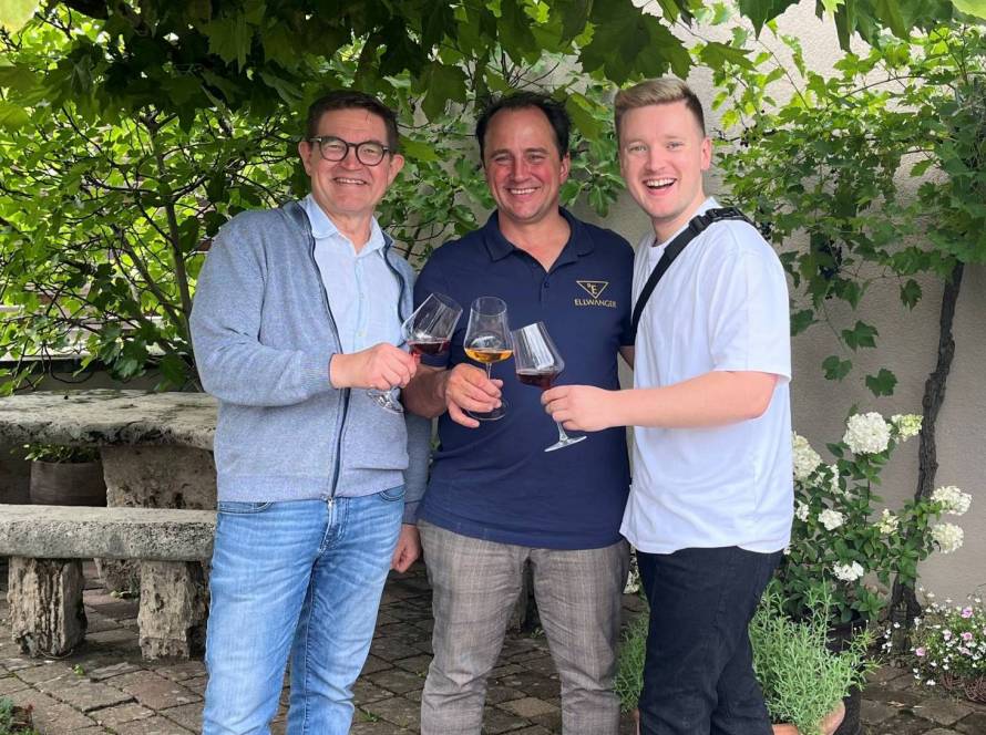 Weinfreundschaft mit Weingut B. Ellwanger