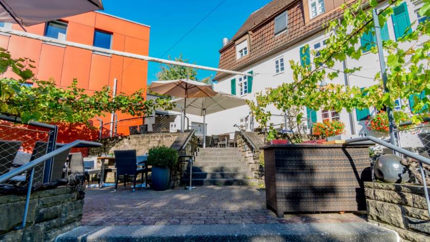 Sommerterrasse Lamm Hebsack