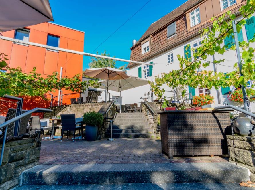 Sommerterrasse Lamm Hebsack
