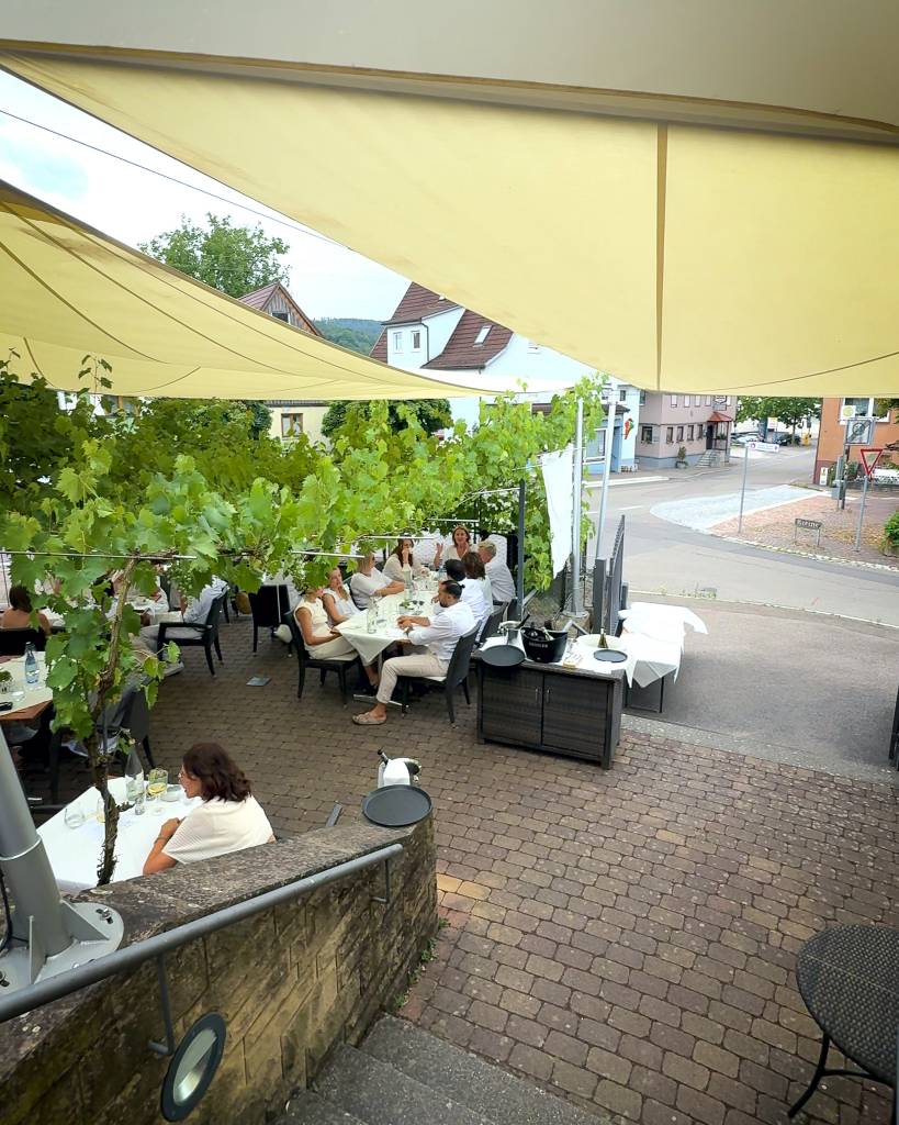 Auf der Terrasse